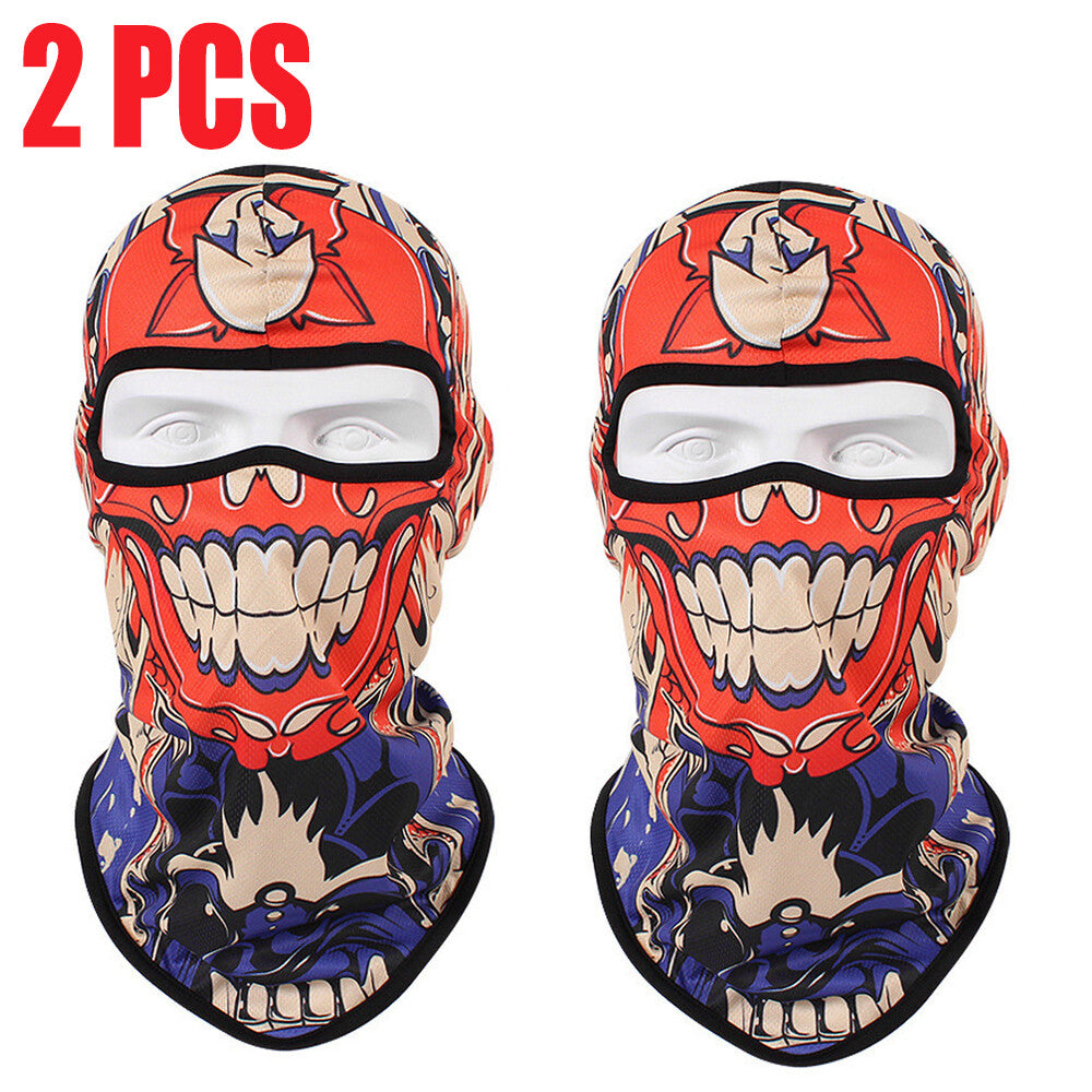 Windproof Tactical Balaclava Face Mask for Outdoor Sports - 2 Pack
