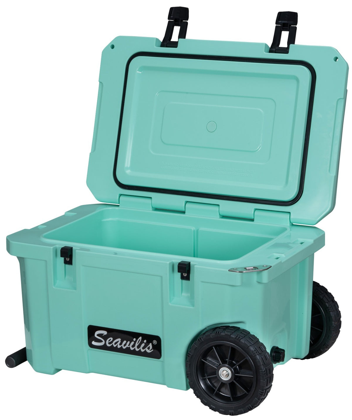Heavy Duty 45QT Wheeled Portable Ice Cooler with Rotomolded Construction