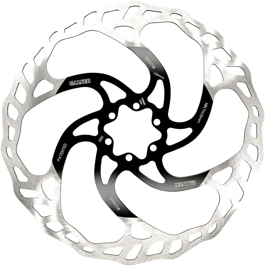 Galfer MTB & E-Bike Disc Brake Rotor - 223mm, 6-Bolt, 2.0mm Thickness