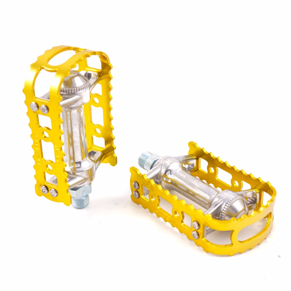 Vintage Bicycle Pedals - 1/2 Inch Alloy Classic BMX Road City Bike Parts