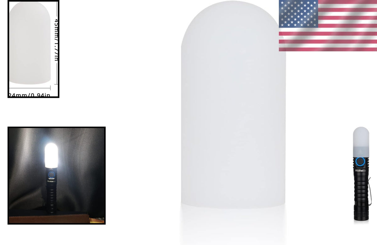 Silicone Diffuser for FC11 & FC12 Flashlights - Camping & Reading Light Accessory