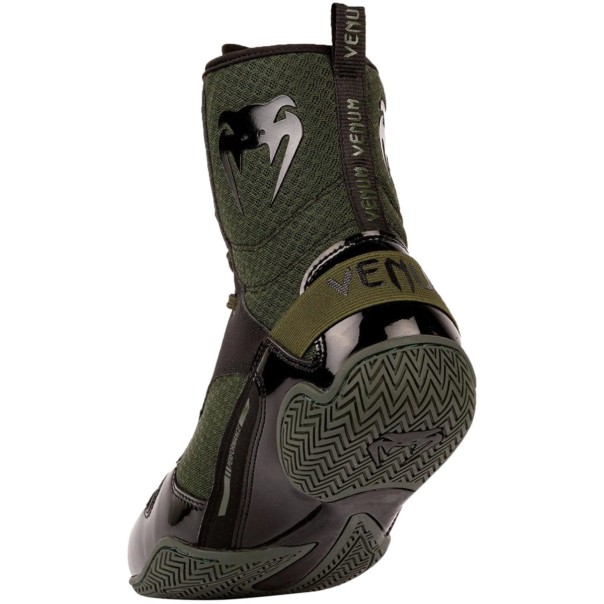 Venum Elite Boxing Shoes Khaki - High-Performance Training Footwear