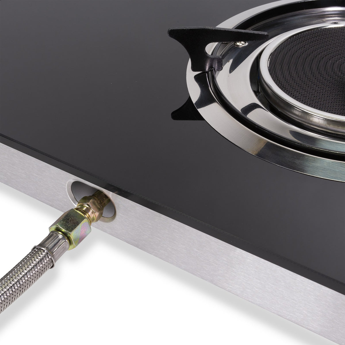 Portable Infrared Gas Stove Double Burner Propane BBQ Camping Outdoor