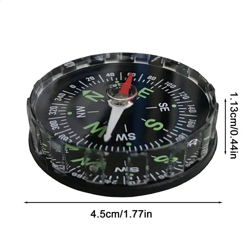 Waterproof Hiking Compass Multifunctional Navigation Tool for Camping and Survival