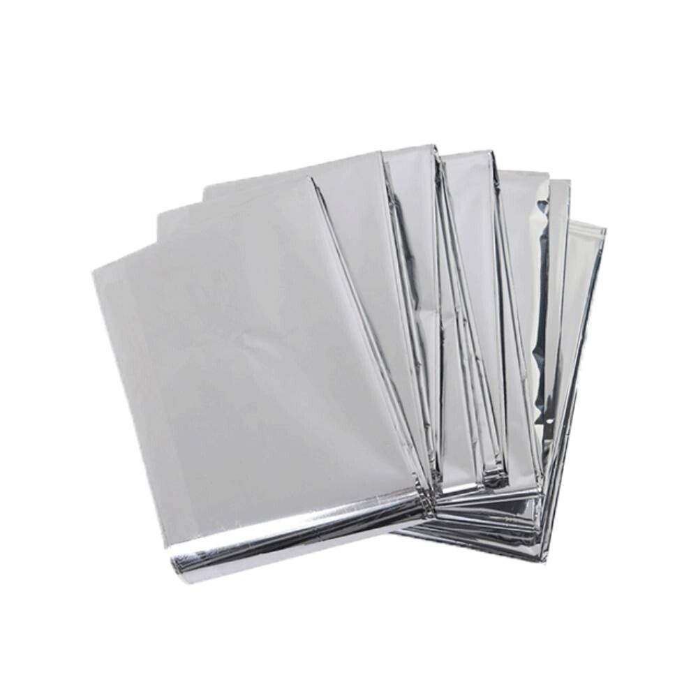 Emergency Mylar Thermal Blankets Pack of 10 - Waterproof & Reflective Survival Blankets