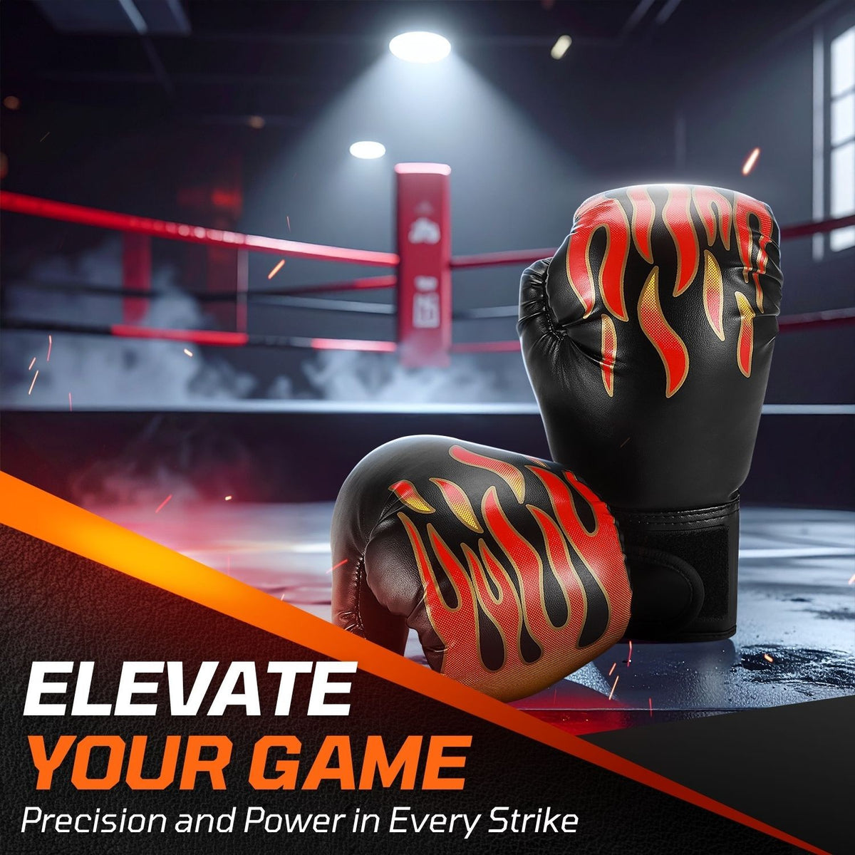 Kids Boxing Gloves 3-8 Years, 4oz Faux Leather Youth Sparring Gloves
