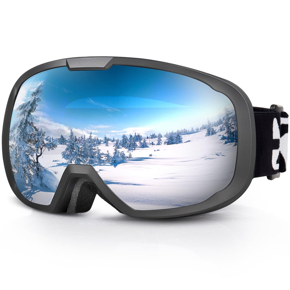 OTG Ski Goggles for Men & Women - Anti-Fog UV Protection Snowboard Goggles