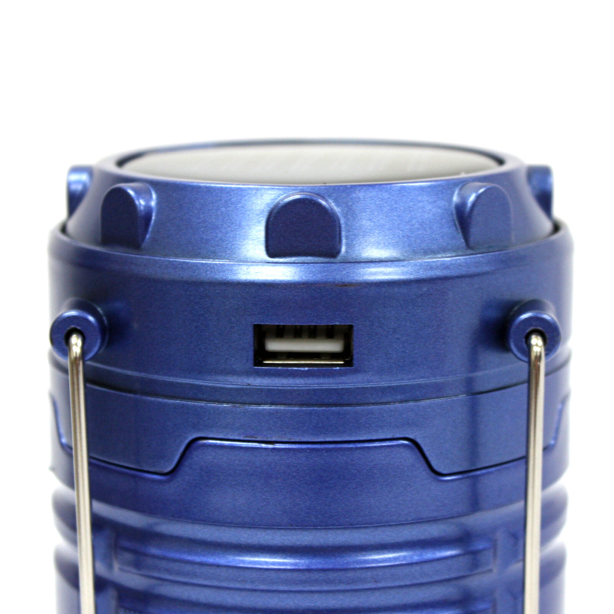 Rechargeable Solar Camping Lantern with Power Bank and LED Flashlight