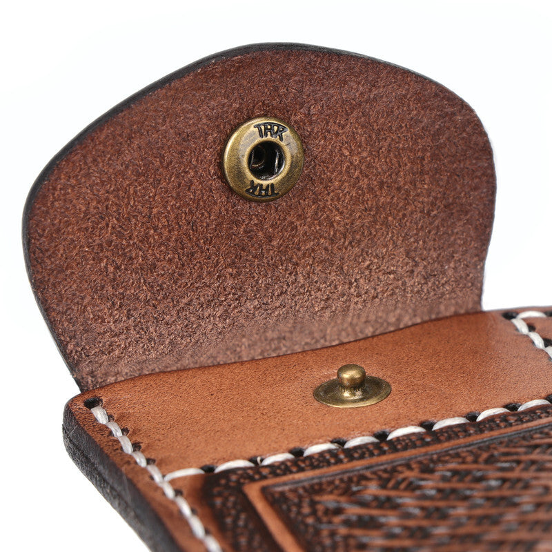 Leather Gun Holster for Revolvers & Handguns with Pocket - Tactical Carry