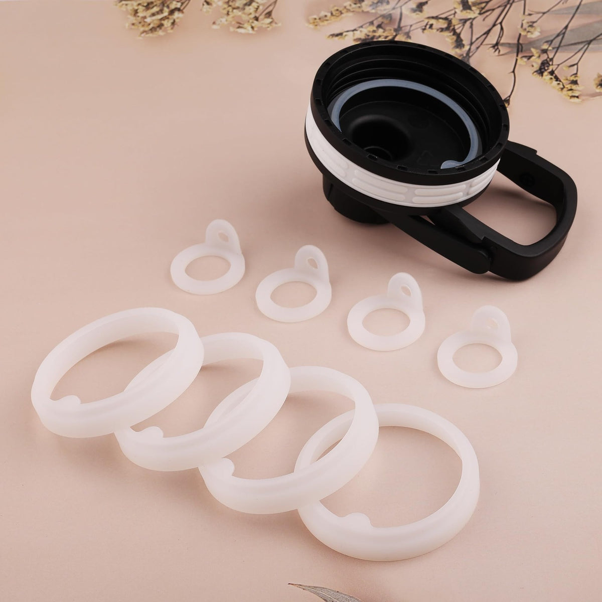 Silicone Water Bottle Gasket Replacement for Thermoflask 24/32/40/64oz - 8 Pack