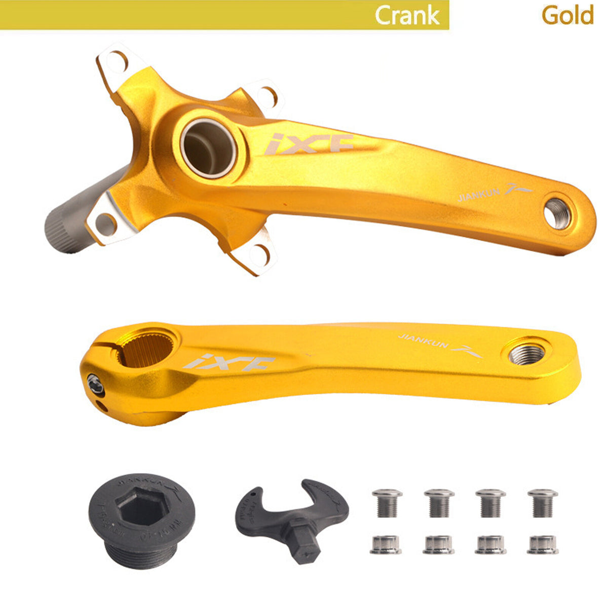 Mountain Bike Crank Set 170mm Hollowtech 64/104BCD with Bottom Bracket