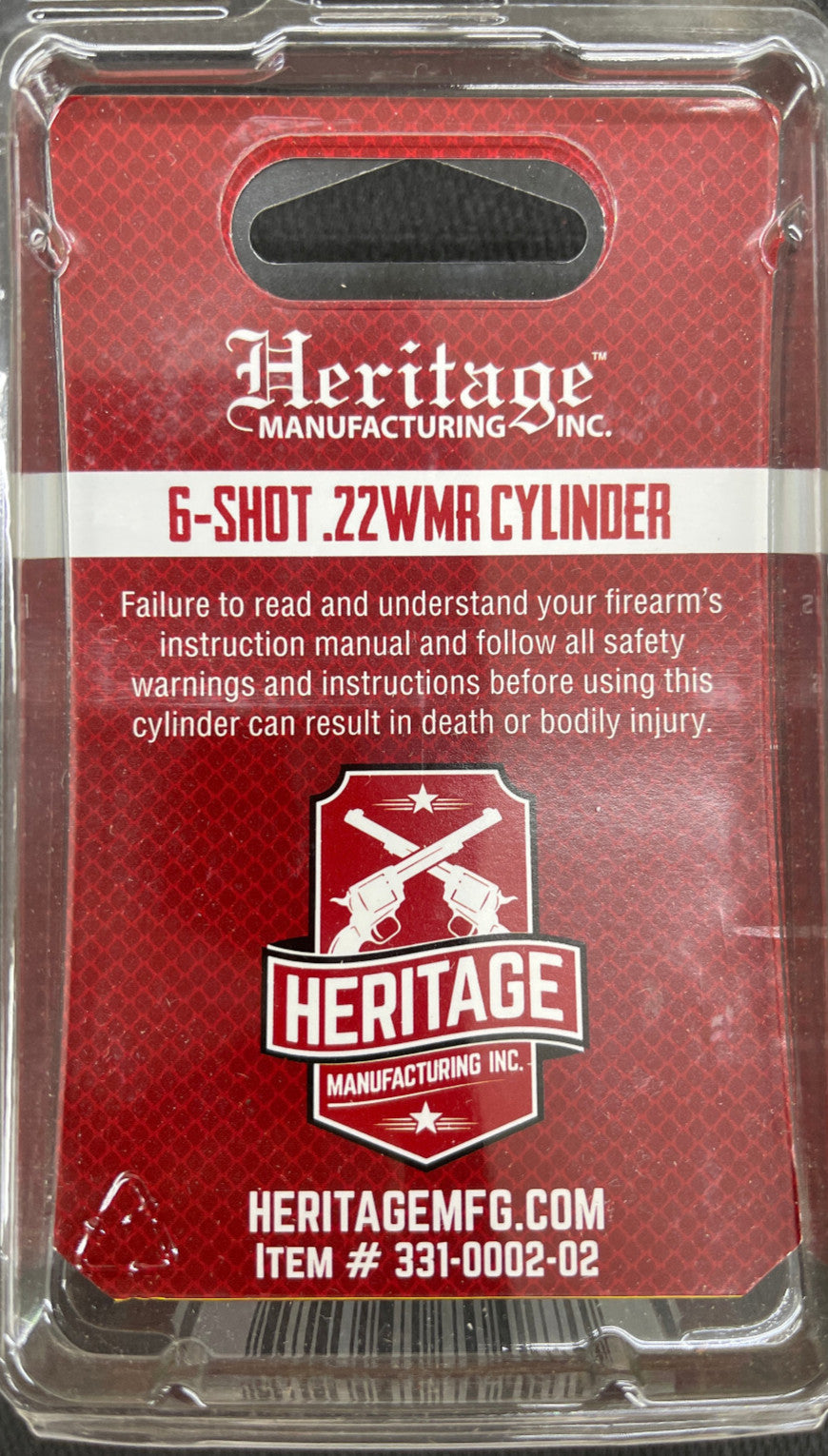 Heritage Rough Rider .22 WMR 6-Shot Revolver Cylinder - Compatible with 4-3/4" & 6" Barrels