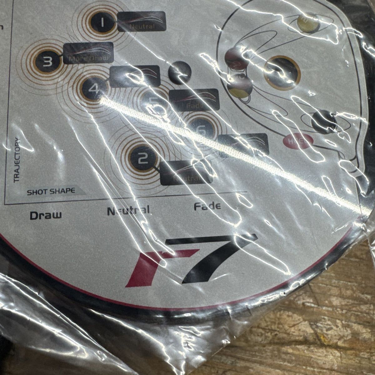 TaylorMade R7 Launch Control System Wheel With Tool & Bag