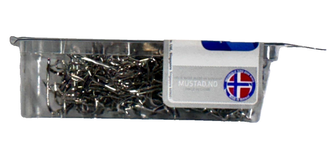 Double Fishing Hooks Size 6 Nickel 100 Pack - Durable & Sharp Tackle