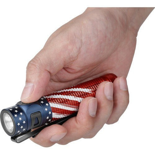 LED Flashlight 1600 Lumens Compact EDC with Dual Switch & USB-C Charging