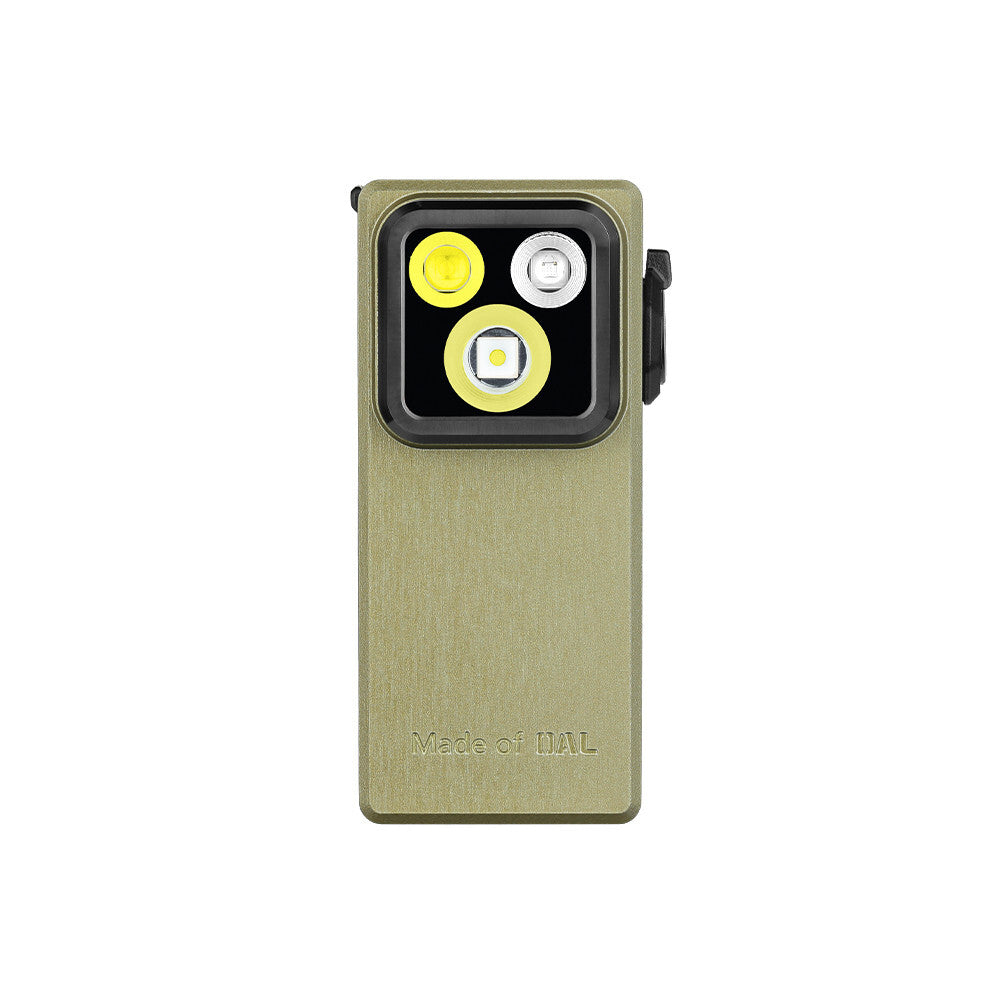 LED Clip-On Light with Flood, Spot, & UV Modes - 530 Lumens, Durable Aluminum