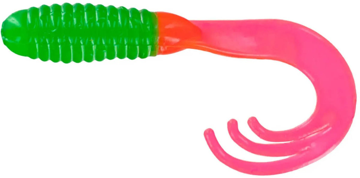 Soft Plastic Fishing Grubs 2 Inch Triple Tip Bait Pack for Panfish & Ice Fishing