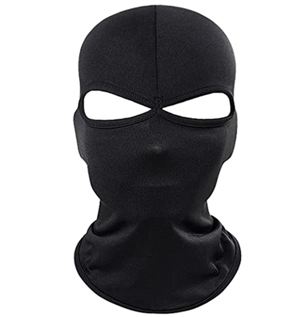 Unisex Ski Face Mask with 2 Holes UV Windproof Breathable Balaclava