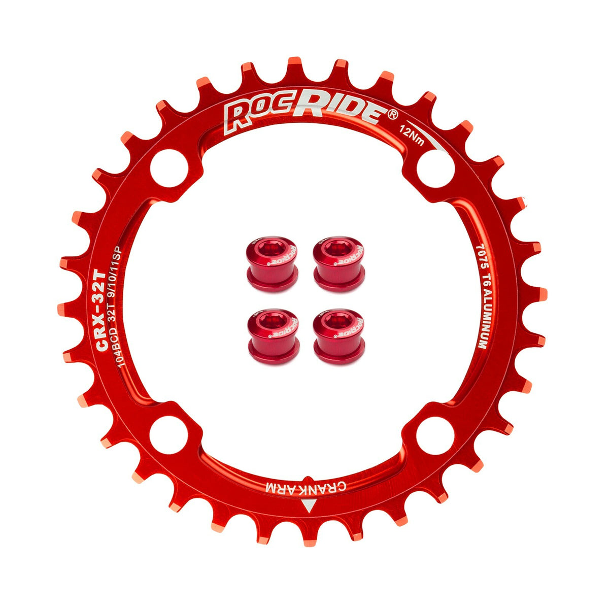 Bicycle Narrow Wide Chainring 104 BCD for 9/10/11 Speed - 30T or 32T Options