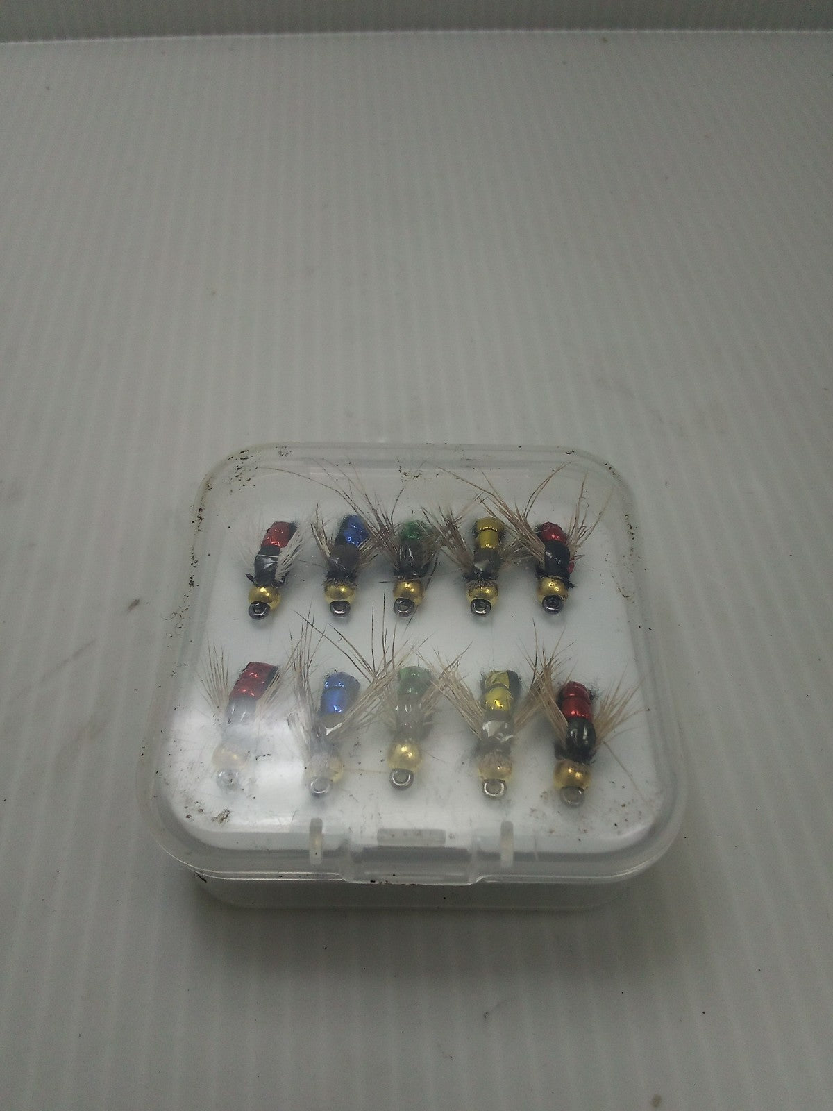 10 Pack Fly Fishing Bait Hooks Shiny Design for Catching Fish