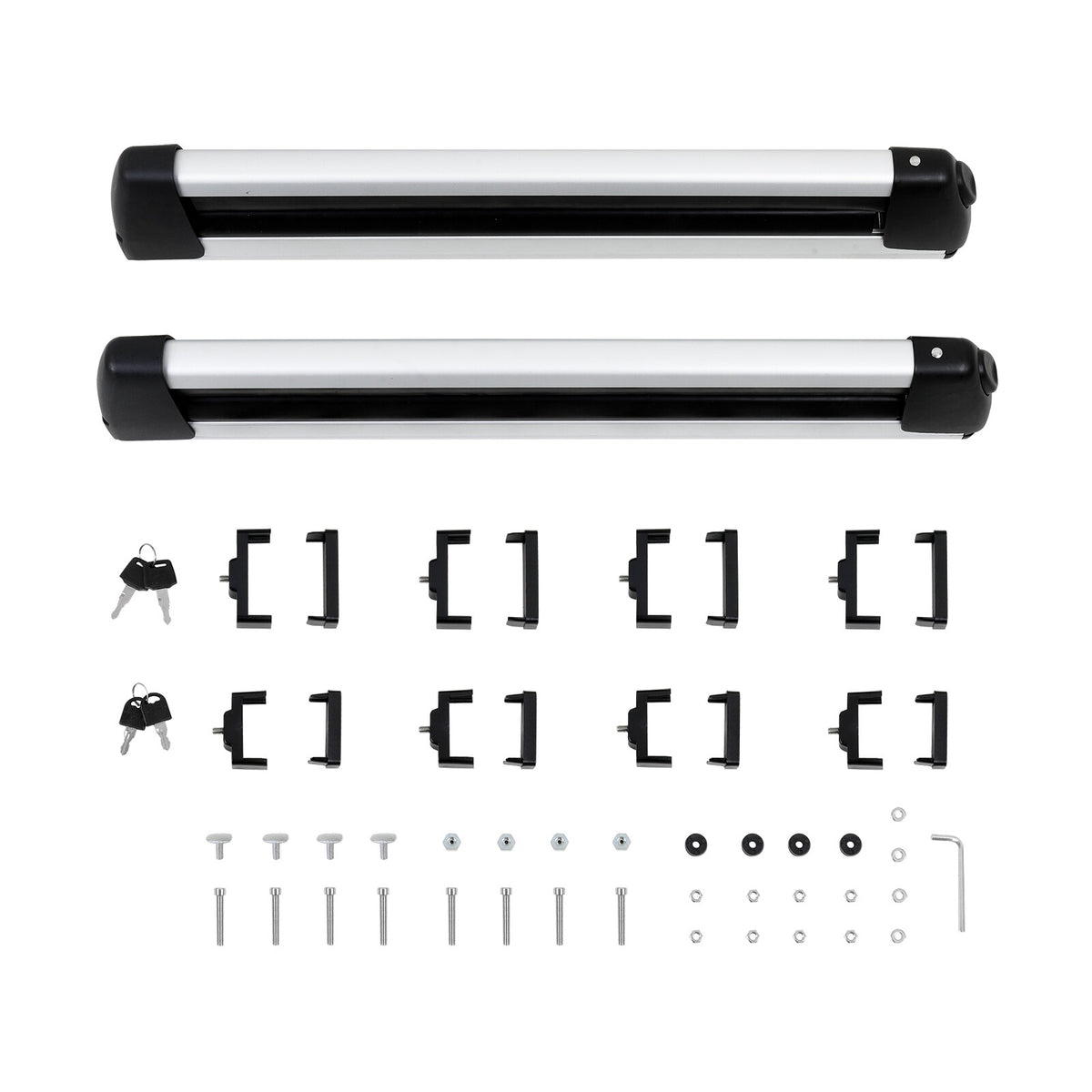 Roof Mount Cross Bar Carrier Lock for Jeep Grand Cherokee Ski Snowboard Rack