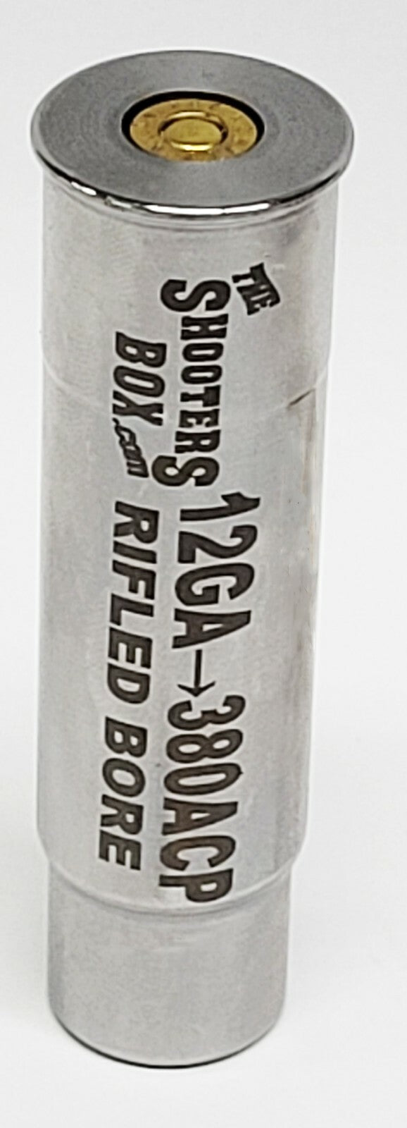 12GA to 380ACP Rifled Shotgun Adapter – Stainless Chamber Reducer
