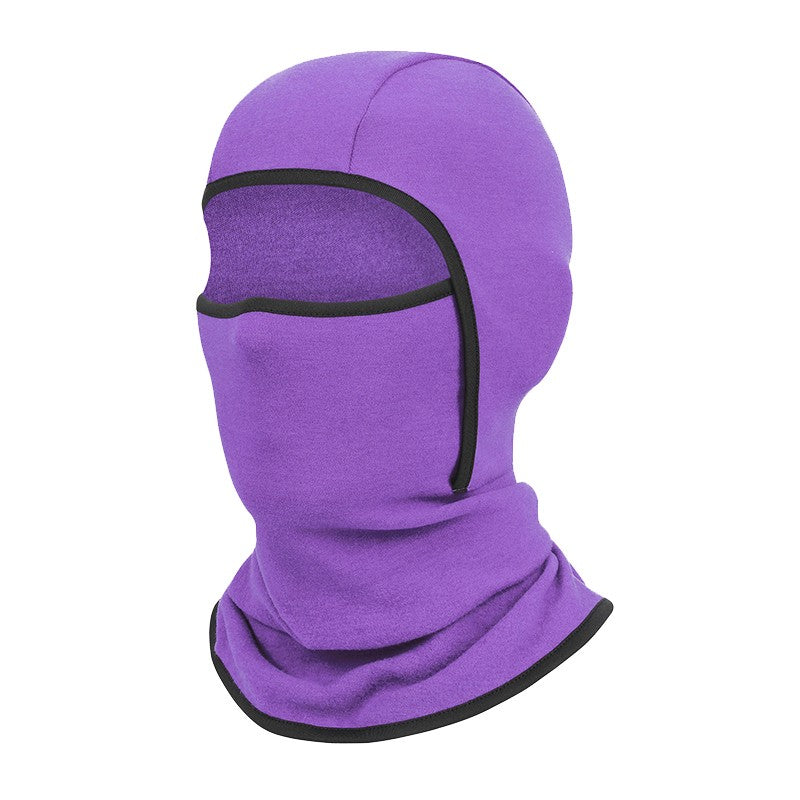 Unisex Winter Full Face Ski Mask Balaclava for Outdoor Sports - Black