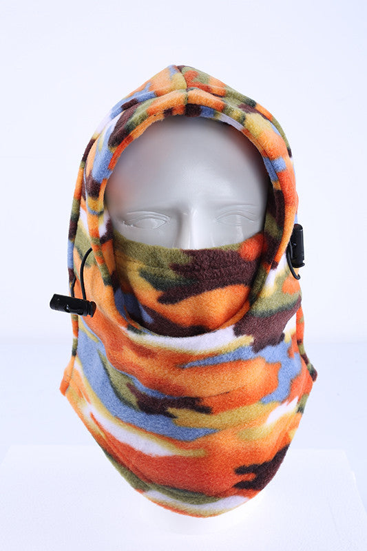 Cold Weather Balaclava Face Mask - Windproof Fleece Hood for Hunting Skiing