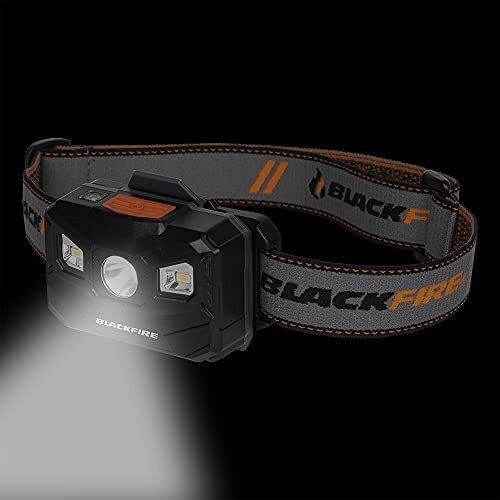 Rechargeable LED Headlamp with Auto-Off and Multiple Modes – Spot & Flood Light