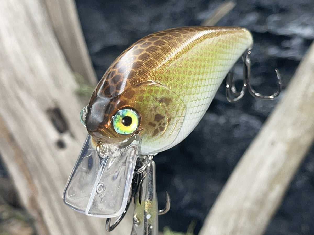 3.15 Inch Square Bill Crankbait - Custom Copper Color Fishing Lure
