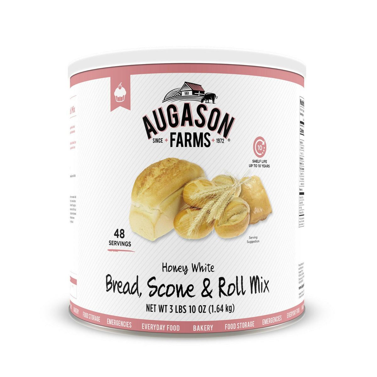 Long Term Honey White Bread Scone & Roll Baking Mix 3.5lb Can