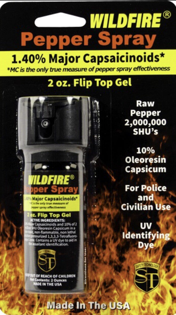 Gel 2 oz Self Defense Hot with UV Dye