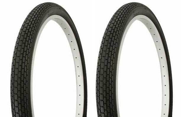 26-Inch Bicycle Tire with Brick Tread - Multiple Colors Available