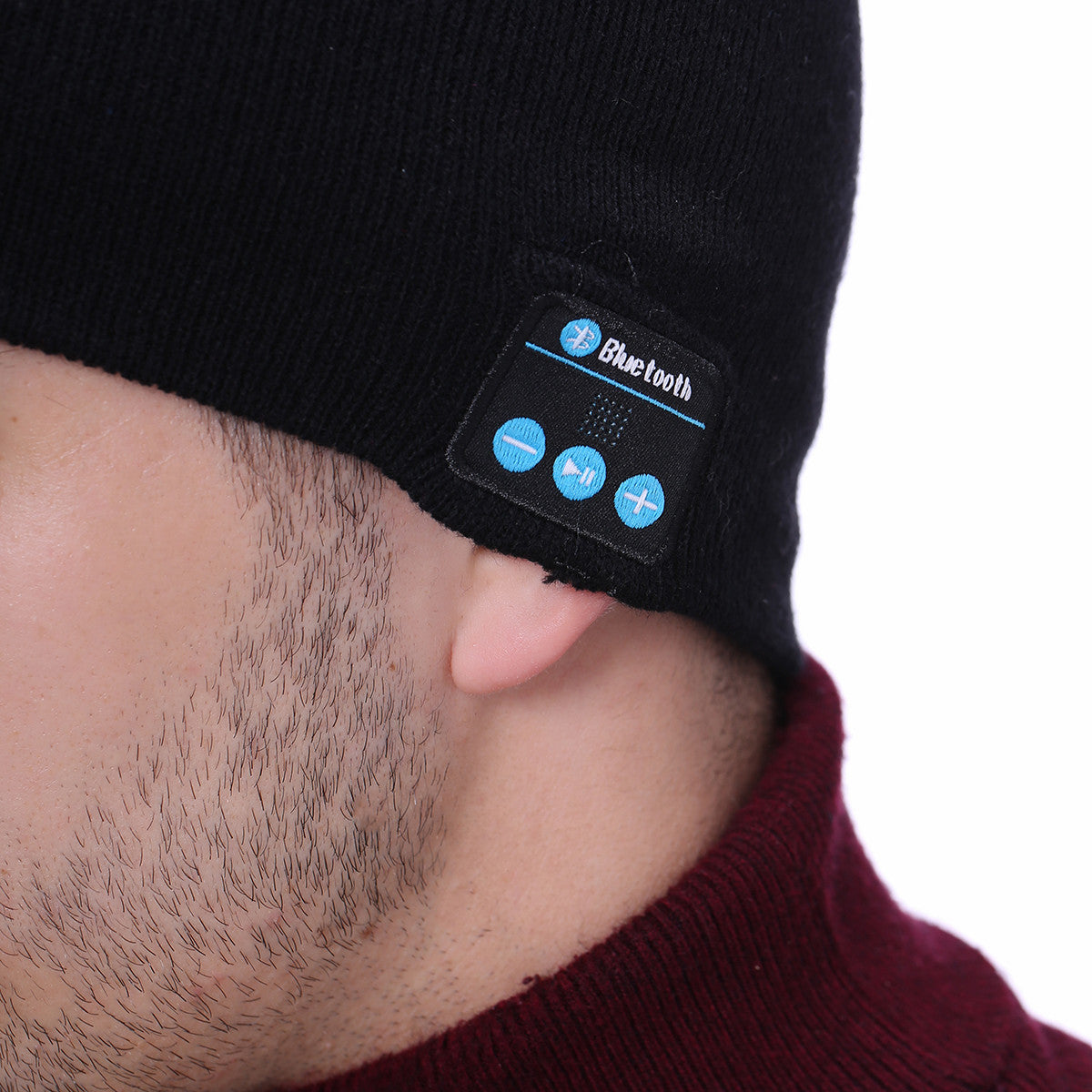 Winter Bluetooth Beanie Hat with Headset and Microphone, Wireless Audio