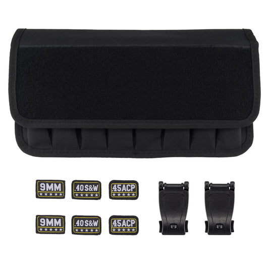 Mag Pouch with Cover, 8 Mag Capacity, MOLLE Tactical Organizer