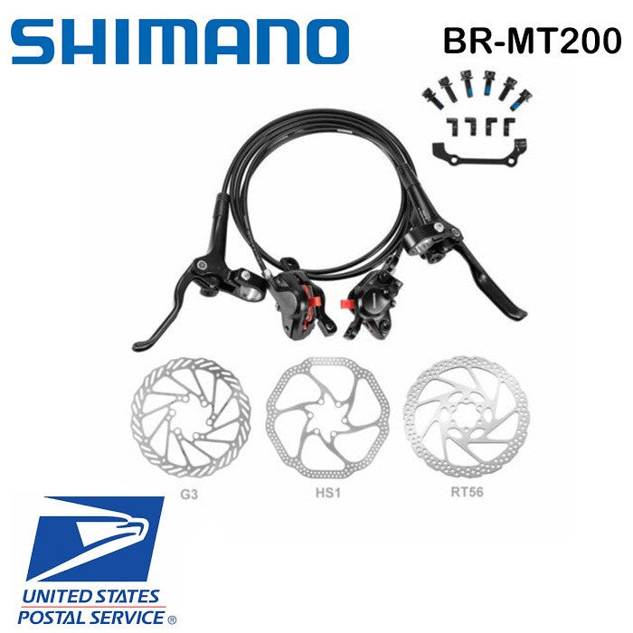 Hydraulic Disc Brake Set for Mountain Bikes - Front & Rear Options