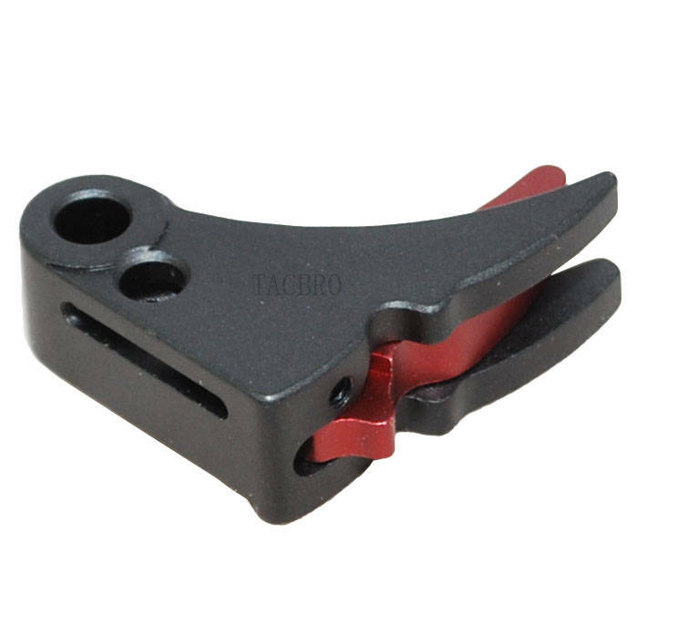 Anodized Aluminum Trigger Shoe with Safety for Gen 1-3 - Multiple Colors
