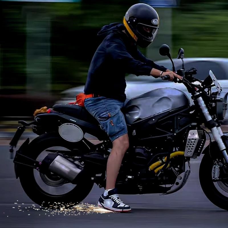 Reusable Motorcycle Bicycle Skateboard Spark Shoe Covers - Cool Effect