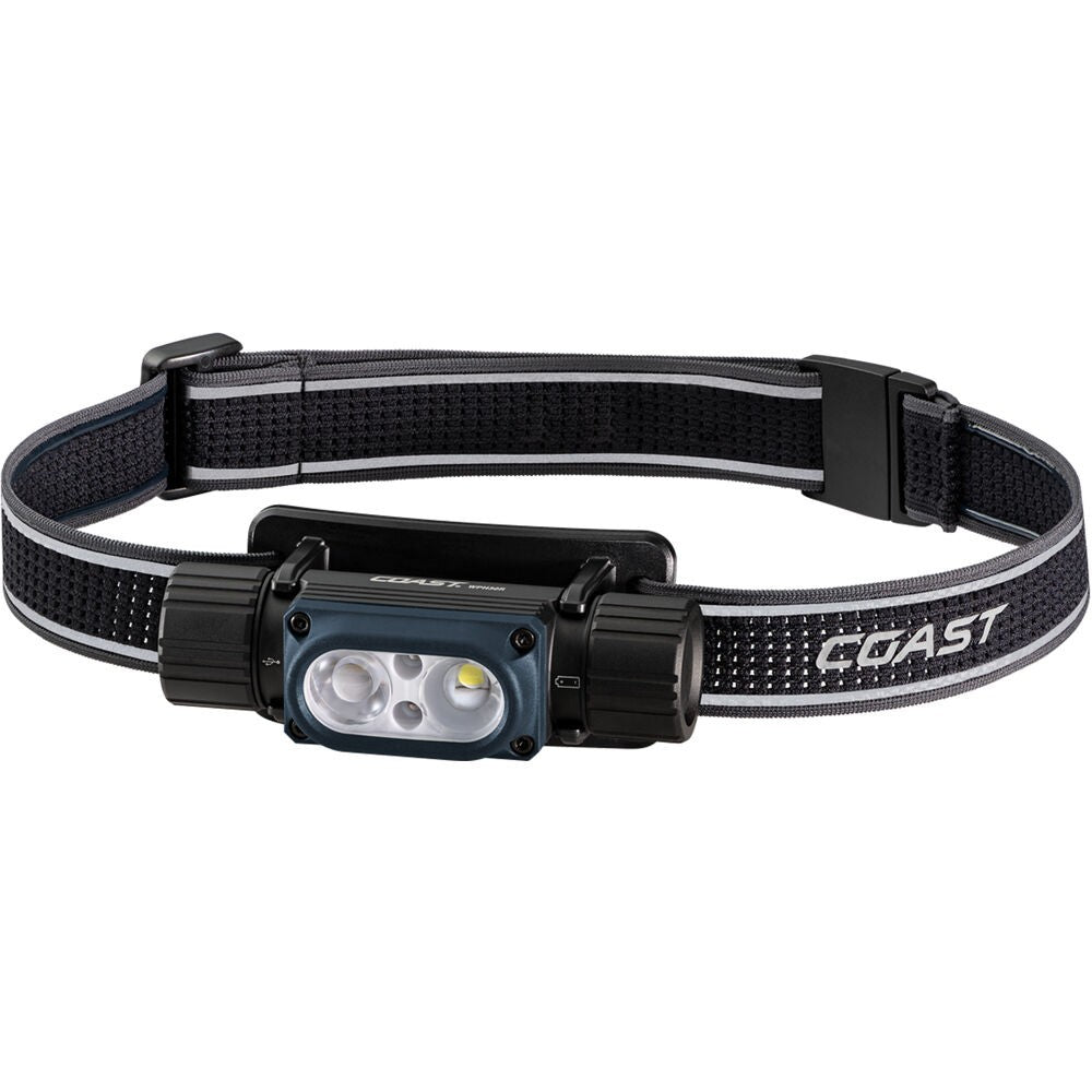 Waterproof USB Rechargeable Headlamp 2000 Lumens with Dual Power Mode