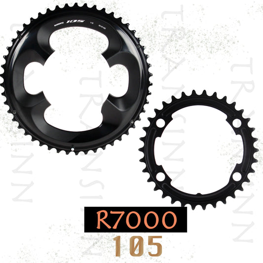 Shimano 105 FC-R7000 50T 34T Bike Chainrings Set BCD 110mm Black