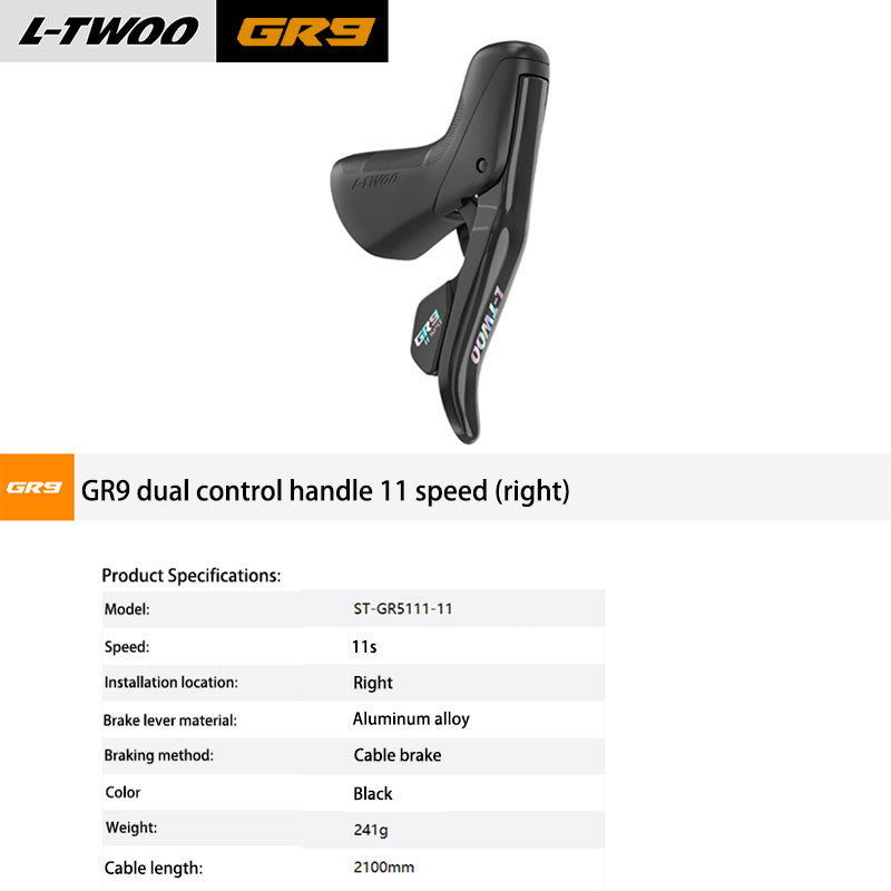 11-Speed Gravel Cyclocross Bike Groupset with Shifters and Rear Derailleur