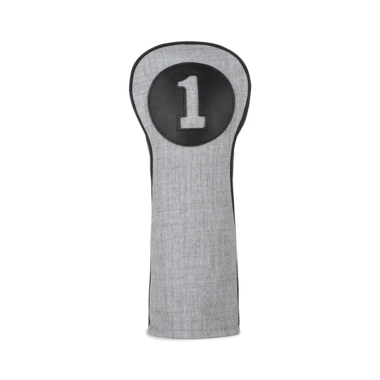 Golf Driver Headcover Heather & Leather Gray Black - Titleist