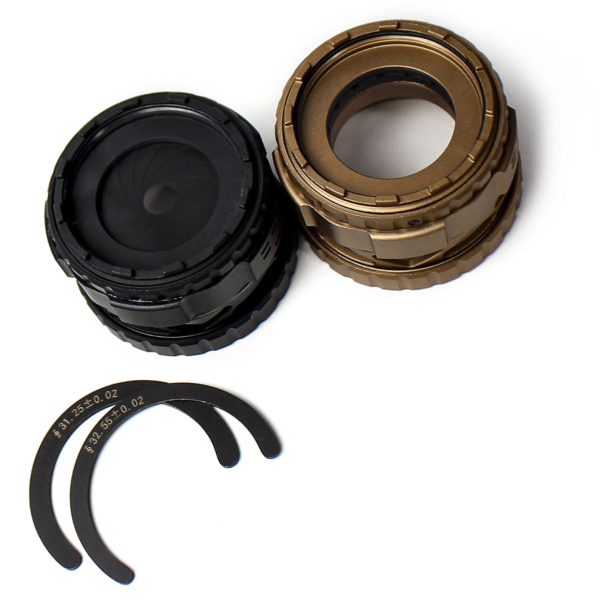 Adjustable Night Vision Scope Cover for PVS-14 PVS-31 Goggles - Durable Aluminum