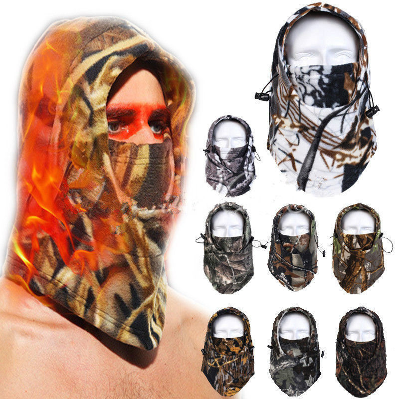 Unisex Fleece Balaclava Face Mask for Cold Weather Outdoor Sports
