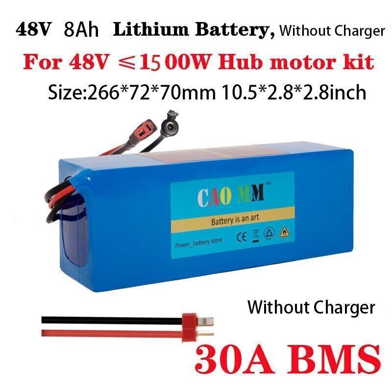 Electric Bicycle Battery 36V/48V 8Ah-20Ah for E-Bikes and Electric Bikes
