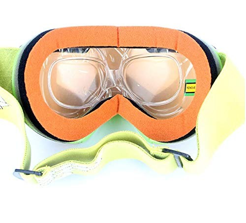 2 Pieces Ski Goggle Prescription Insert Frame Universal Flexible Adapter