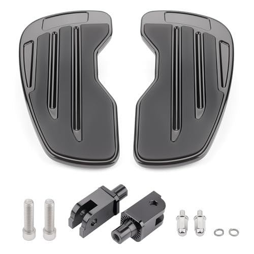 Motorcycle Front Foot Pegs Rider Floorboards for Harley Softail & Sportster 2018-2024