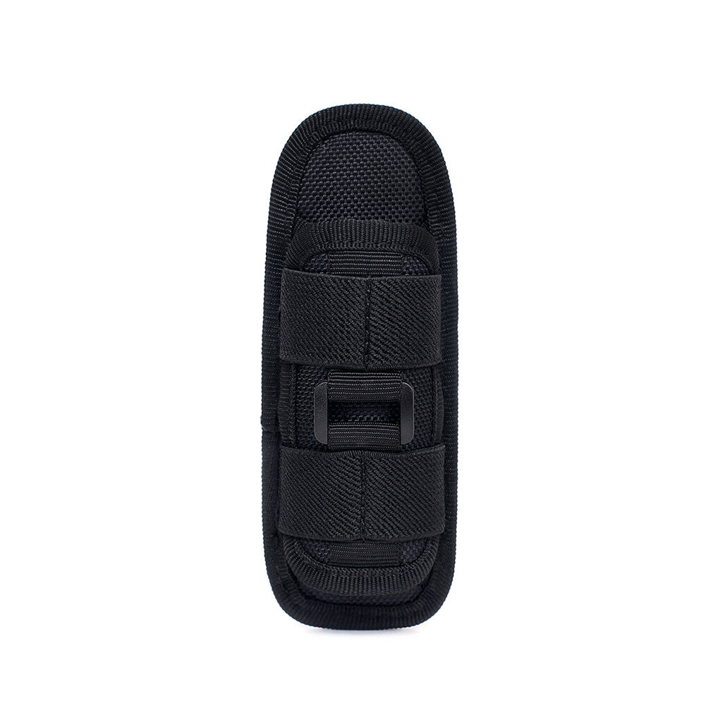 360° Rotatable Tactical LED Flashlight Holster Belt Bag Outdoor Carry Case