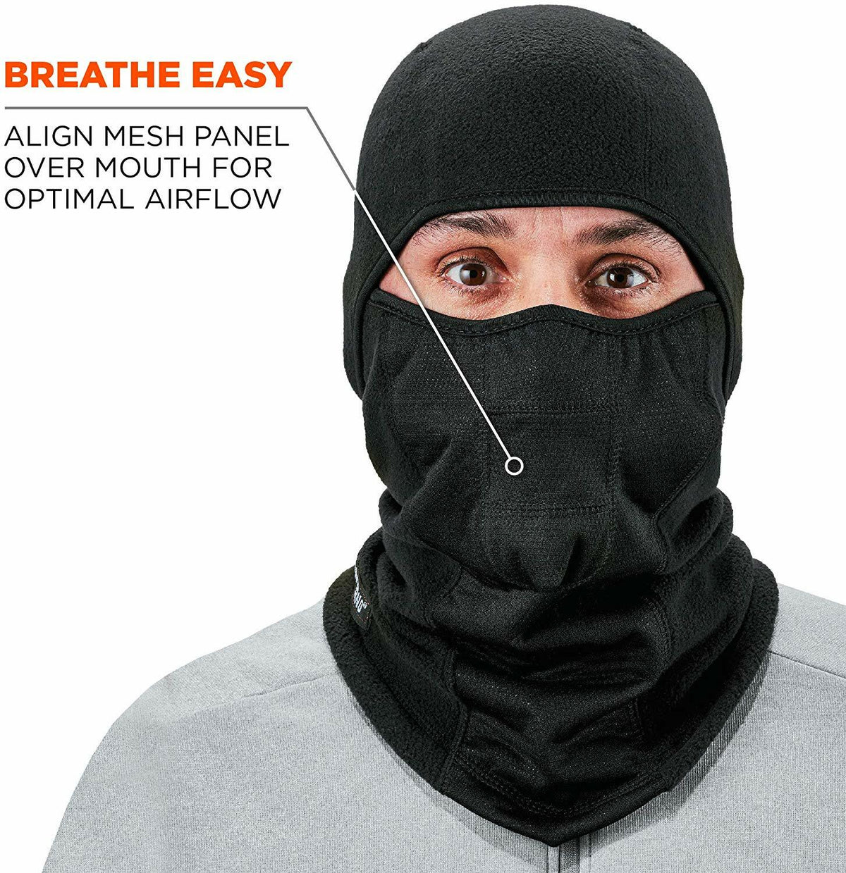 Thermal Fleece Ski Mask Balaclava - Full Face Cold Weather Mask, Black & Camo