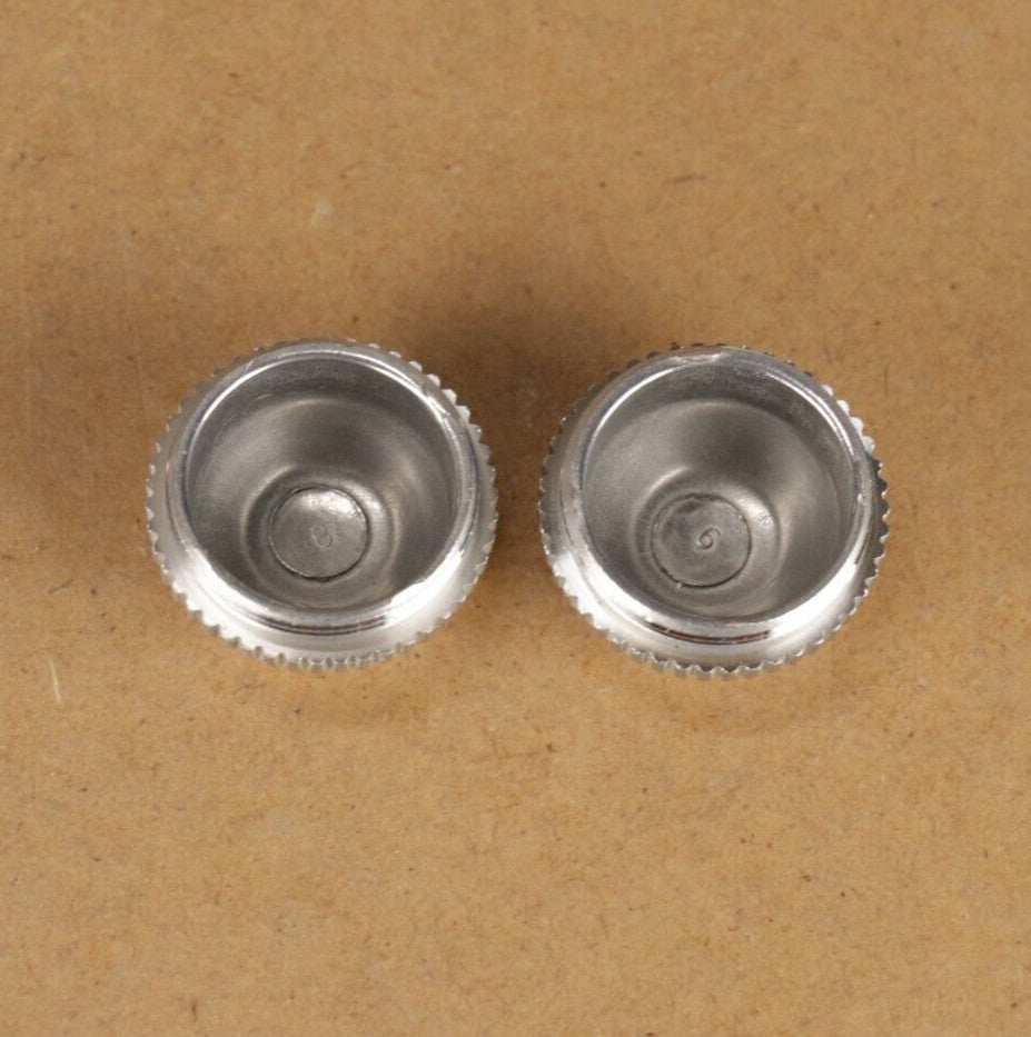 Set of 2 Aluminum Bicycle Pedal Dust Caps for Vintage Campagnolo & Shimano Pedals